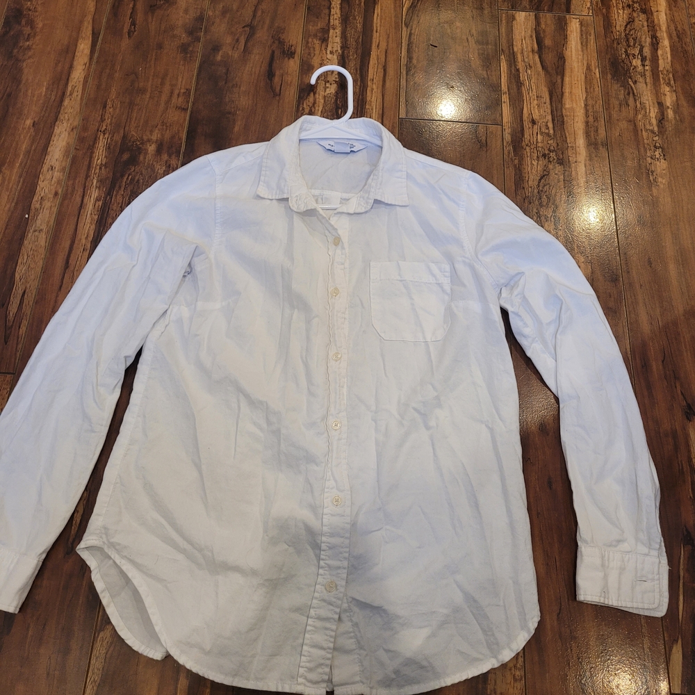 Old Navy White Button Down Shirt